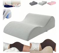 Oreiller calepin avec angle de 45° pour un positionnement sans effort et une connexion plus profonde, pour homme et femme, aide à contrôler la vitesse (gris clair)