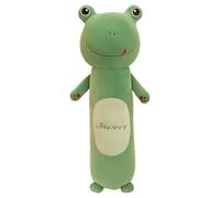 Oreiller câlin long en peluche, oreillers de couchage en peluche doux avec une belle apparence simulée - Oreiller de couchage de dessin animé, cadeau de jouet d'anniversaire de Noël pour petite amie d