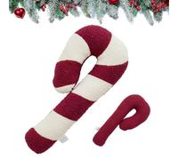 Oreiller Canne De Noël Décoration De Sucette Rayée Rembourrée Mignonne | Coussin en Forme de Noël Pour Adultes Filles Maison Chambre De Bébé Canapé Divan Et Lit Chambre Hivernale