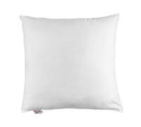 Oreiller carré - HOMESCAPES - 80 x 80 cm - Plumes de canard - Lavable en machine - Oeko-Tex Standard 100