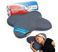 Oreiller cervical ACAMAR QuickDry à Mémoire de Forme pour dormeur latéral | Coussin ergonomique cervical idéal pour dormir sur le côté ou mi-côté ventre, housse avec thermorégulation et séchage rapide