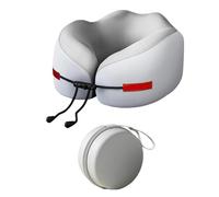 Oreiller cervical avion - Oreiller cervical de voyage avion, kit | Support en mousse à mémoire de forme | Coussin doux en forme de U | Pour vol long voyage dormir bureau repos tête cou soutien