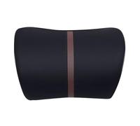 Oreiller Cervical Coussin Noir, pour Appui-tête de Voiture en PU | Appui Confortable et Solide, pour Conducteurs et Passagers, Déplacements Routiers, Voyages Routiers