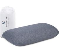 Oreiller Cervical de Voyage VOLAR Quickdry | Petit Coussin Cervical Ergonomique à mémoire de Forme | Housse avec Thermorégulation et à Séchage Rapide | Parfait pour Voyager et Le Camping | 40x25cm