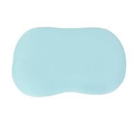 Oreiller cervical en mousse à mémoire de forme, doux comme un ventre de chat, étui amovible, oreiller cervical lavable pour dormir en dortoir et en voyage, matériau en mousse à (Bleu ciel)