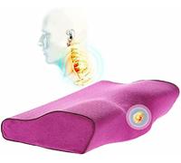 Oreiller cervical en mousse à mémoire de forme orthopédique pour dormir ergonomique, sans odeur, hypoallergénique, anti-ronflement avec fermeture éclair, soulagement de la douleur avec taie d'oreiller