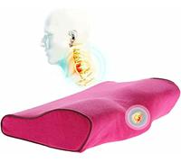 Oreiller cervical en mousse à mémoire de forme orthopédique pour dormir ergonomique, sans odeur, hypoallergénique, anti-ronflement avec fermeture éclair, soulagement de la douleur avec taie d'oreiller