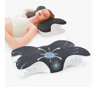 Oreiller Cervical Ergonomique en Mémoire de Forme - Oreiller Orthopédique Respirant pour Dormir sur Le Côté, Le Dos ou Le Ventre, Soulagement Nuque et Épaules, Idéal pour Sommeil Profond et Bien-Être