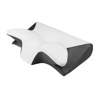 Oreiller Cervical Ergonomique - Support en Mousse à Mémoire de Forme 2-en-1 pour Dormeurs sur le Côté et le Dos Idéal Soulagement Orthopédique du Cou Solution de Sommeil Confortable par Somnilys