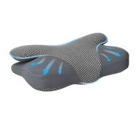 Oreiller cervical ergonomique - vidaXL - Gris - Polyester - 59x38x14 cm - Housse amovible - Respirant - Usage intérieur