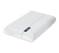 Oreiller cervical - mousse à mémoire avec couche de gel, loft personnalisable pour les dormeurs latéraux et arrière, couvercle lavable respirant machine inclus 1 Pack Height:10cm/3.9in