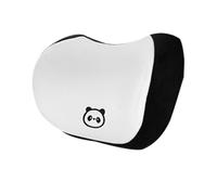 Oreiller Cervical Panda Mousse à Mémoire de Forme Blanc | Peluche et Tissu, Soutien du Cou Réglable, Usage Toutes Saisons, pour Conducteurs et Passagers