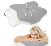 Oreiller cervical rafraîchissant en mousse à mémoire de forme pour soulager les douleurs au cou et aux épaules, oreiller ergonomique pour dormir sur le côté, dormir sur le ventre et dormir sur le dos