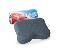 Oreiller cervical Recovery QuickDry | Coussin ergonomique à mémoire de forme avec charbon actif de bambou | Pour dormir sur le côté ou sur le dos | Taie d'oreiller thermorégulatrice à séchage rapide