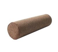 Oreiller Cervical Rond en Mousse à mémoire de Forme, Oreiller Cervical cylindrique avec taie d'oreiller zippée en Lin, Coussin pour accoudoir et Dossier de canapé, traversin de Soutien pour