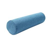 Oreiller Cervical Rond en Mousse à mémoire de Forme, Oreiller Cervical cylindrique avec taie d'oreiller zippée en Lin, Coussin de Dossier et d'accoudoir de canapé, traversin de Soutien pour