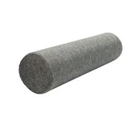 Oreiller Cervical Rond en Mousse à mémoire de Forme, Oreiller Cervical cylindrique avec taie d'oreiller zippée en Lin, Coussin pour accoudoir et Dossier de canapé, traversin de Soutien pour