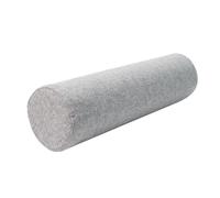Oreiller Cervical Rond en Mousse à mémoire de Forme, Oreiller Cervical cylindrique avec taie d'oreiller zippée en Lin, Coussin pour accoudoir et Dossier de canapé, traversin de Soutien pour
