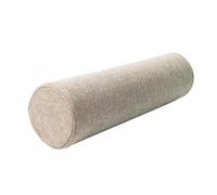 Oreiller Cervical Rond en Mousse à mémoire de Forme, Oreiller Cervical cylindrique avec taie d'oreiller zippée en Lin, Coussin pour accoudoir et Dossier de canapé, traversin de Soutien pour