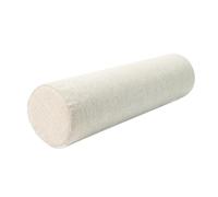 Oreiller Cervical Rond en Mousse à mémoire de Forme, Oreiller Cervical cylindrique avec taie d'oreiller zippée en Lin, Coussin pour accoudoir et Dossier de canapé, traversin de Soutien pour