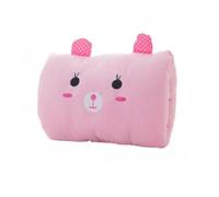 Oreiller chauffe-mains en peluche pour enfants, motif dessin animé pour enfants, pour la sieste et le voyage (A)