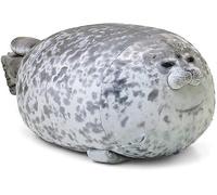Oreiller Chubby Blob Seal, jouet en peluche mignon en forme de phoque, animaux en peluche
