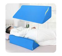 Oreiller compensé en mousse pour après une chirurgie - Oreiller incliné pour le sommeil - Positionneur du corps - Oreiller de grossesse à 30 degrés de pression - Ulcère de douleurs dorsales (bleu)