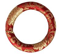 Oreiller D'anneau de Coussin de Bol Chantant Tibétain de 7 `` pour L'artisanat de Décoration Intérieure, Rouge