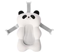 Oreiller de baignoire, oreiller de bain pour bébé, coussin bain pour bébé doux et sûr, coussin réglable en forme panda mignon, support baignoire universel pour pour