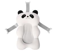 Oreiller de baignoire pour baignoire, oreiller de bain pour bébé, coussin bain pour bébé doux et sûr, coussin réglable en forme panda mignon, support universel pour dessin