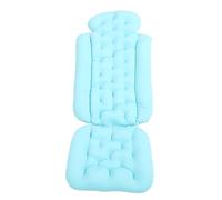 Oreiller de Baignoire rembourré Doux, Oreiller de Baignoire Ergonomique à Base Antidérapante avec Ventouse pour le Bain de la Tête, du Cou et des épaules, Soins pour bébé (BLUE)