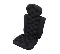 Oreiller de bain complet au design ergonomique doux pour la relaxation ultime dans la baignoire (Noir)