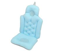Oreiller de Bain, Coussin de Baignoire Doux, Respirant, Appui-tête Pliable, Soutien du Dos, Coussin de Bain pour Adultes, Spa, Bain (Bleu)
