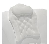 Oreiller de bain - Coussin de bain spa 4D - Coussin avec ventouses appui-tête support de relaxation pour la maison, la salle de bain, le spa, la piscine, l'appartement, le camping, l'extérieur, hommes
