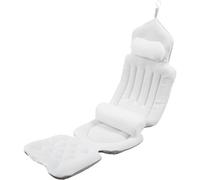 Oreiller De Bain Intégral Pour Baignoire, Avec Soutien Pour Tête, Le Dos Les Lombaires, Coussin De Spa En Maille, Matelas De Bain À Séchage Rapide Lavable En Machine, Accessoires De Baignoire