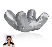 Oreiller de beauté anti-rides - Oreiller ergonomique à 4 bras avec housse en satin pour la prévention des rides du cou et du visage, soins de la peau, soutien du sommeil, dormeurs sur le côté et le