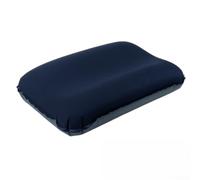 Oreiller de camping compact 46 x 30 cm pour dormir en plein air | Valve de gonflage automatique, installation rapide, courbe ergonomique du cou, idéale pour les tentes et les randonnées (bleu