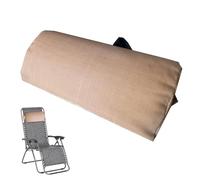 Oreiller De Chaise Longue Exterieur, Coussin Tete pour Chaise Longue De Jardin, Coussin Appuie Tête Amovible, Appuie Tete Fauteuil Ergonomique, Coussin Repose Tete transats avec Élastique Réglable