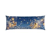 Oreiller de Corps 145x40cm Lot de 1 Oiseaux Taie d'oreiller pour Coussins Velours Canapé, Coussin de Grossesse Dormir Oreiller avec Fermeture éclair Invisible pour Maison Salon Chambre Décoration B473