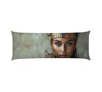 Oreiller de Corps 150x50cm Lot de 1 Femmes Taie d'oreiller pour Coussins Velours Canapé, Coussin de Grossesse Dormir Oreiller avec Fermeture éclair Invisible pour Maison Salon Chambre Décoration B-482