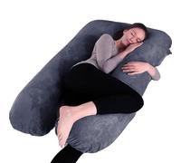 Oreiller de corps complet - Oreillers de sommeil latéraux | Oreiller de corps en forme de U pour dormir de maternité, oreiller de grossesse flexible pour l'allaitement, dormir, oreiller de soutien