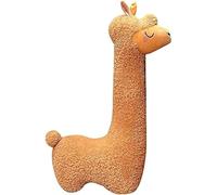 Oreiller De Corps De Lama De 100cm, Oreiller en Peluche D’alpaga Géant, Oreiller Long en Alpaga Câlin, Anniversaire, Cadeau De La Saint-Valentin pour Les Enfants Adultes, Brown, 100cm