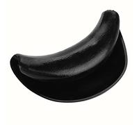 Oreiller de Cou de Coiffure en Silicone, Doux et Confortable, Coussin de Bol de shampoing pour Salon et Usage Domestique, Noir 14x7cm