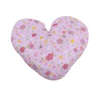Oreiller De Couchage Confortable En Coton Pp En Forme De Coeur Pour Bébé, Oreiller De Soutien De La Tête Pour Enfants, Coussin Pour Empêcher La Tête Plate