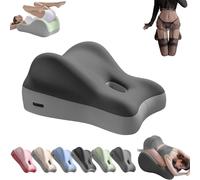 Oreiller de Couple en Mousse à mémoire de Forme pour Couple - Position Profonde - Profil Bas - Coussin cale Multi-Positions en Mousse à mémoire de Forme pour intimité (Gris)