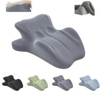 Oreiller de Couple for l'intimité et Le Soutien - Cale en Mousse à mémoire de Forme à 27° - Position Parfaite instantanément,Confort Multi-Positions for s'asseoir, s'allonger, au lit (Gris)