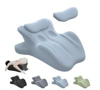 Oreiller de couple - Oreiller d'intimité pour couple - Soutien ergonomique de la posture pour la colonne vertébrale - Oreiller de lit multifonction - Position parfaite à 27° - Pour toutes les postures