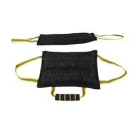 Oreiller de Dressage pour Chien, Jouet Portable Résistant à la Mastication, Améliore l'explosivité et la Concentration, pour Les Agences de sécurité, Fibre Composite (Black)