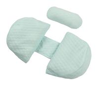 Oreiller de Grossesse, Oreiller compensé de maternité à imprimé Floral en Forme de U, Double Face avec Support de Housse D'oreiller, Soulage les Maux de Dos, Sensation de Nuage