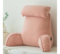 HEATHE Oreiller De Lecture avec Accoudoirs,Grand Lit Dossier Coussin,avec Repose Nuque,pour Le Soutien du Dos et du Cou Pendant la Lecture - 75×40×50cm/29.5×15.75×19.7″